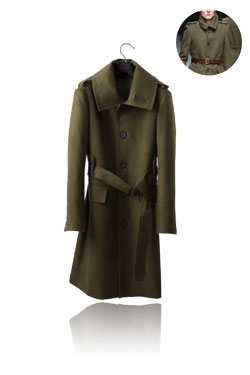 Military single coat khaki