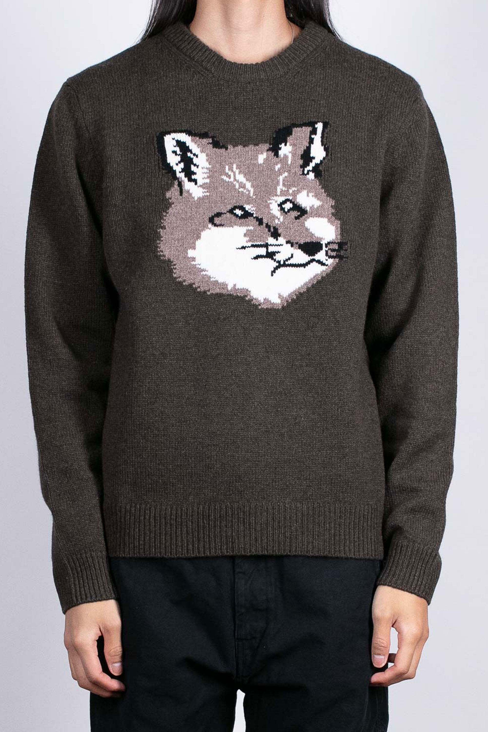 20FW FOX Head Sweater.  2 corlor(khaki,Sky blue) 예약시 원하시는 색상기입 해주세요. 발매전 게시글 예약시 5%할인쿠폰 증정